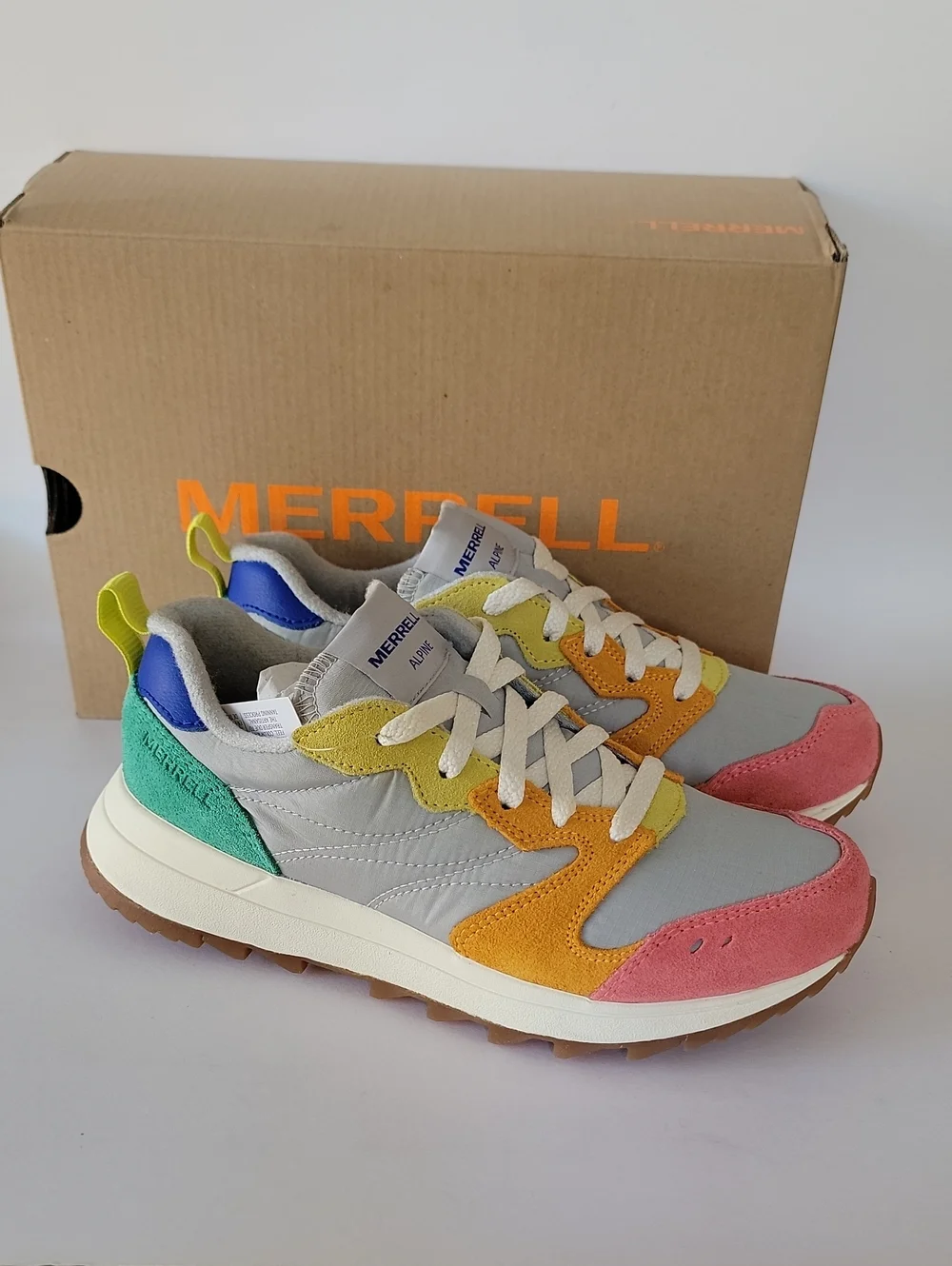 Merrell Alpine 83 Women's Lace Up Low Top Colorblock Sneakers J008392 - Picture 3 of 9